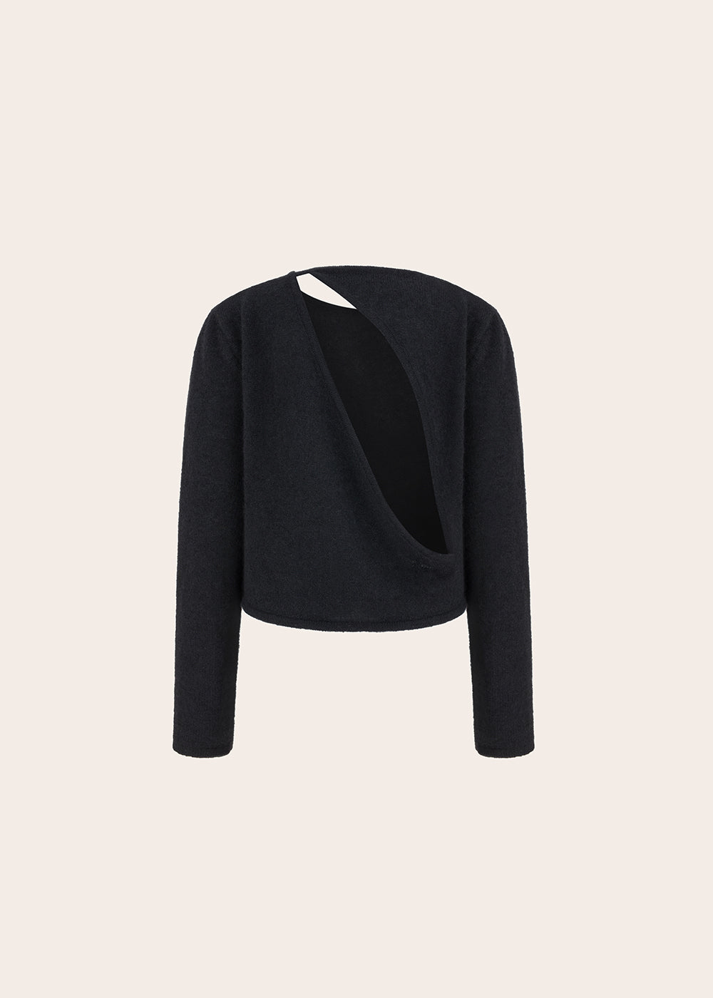 MOON PULLOVER SCHWARZ