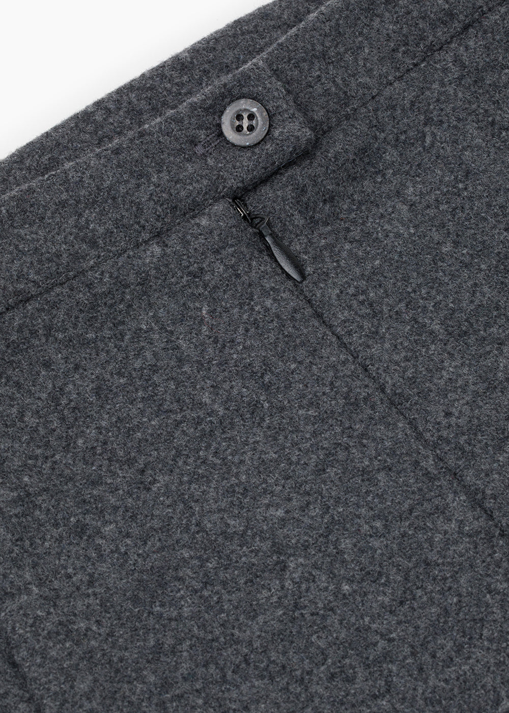 NAN WOOLEN SKIRT GRAPHITE