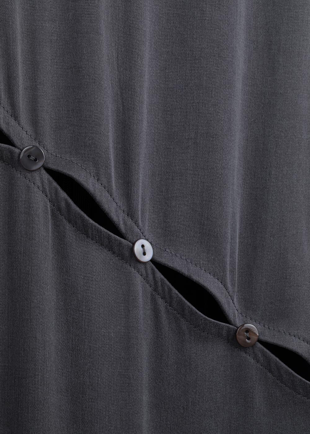 LENS DRESS GRAPHITE