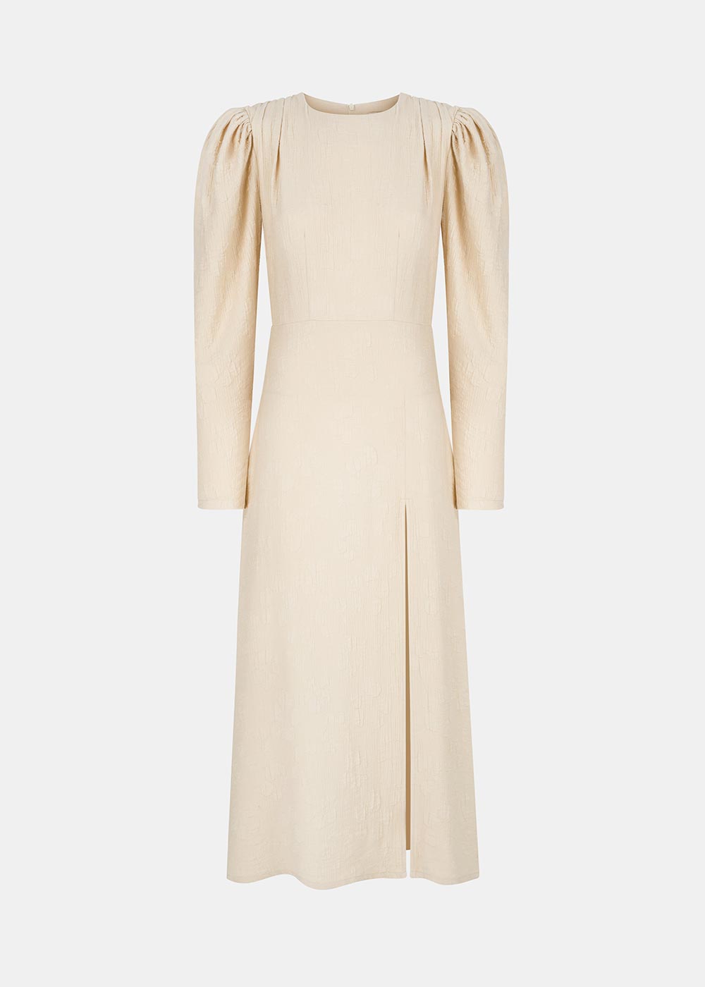 VELVET ROBE MAXI ÉCRU