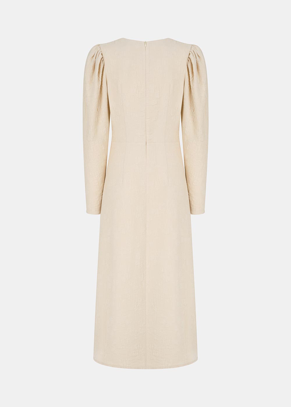 VELVET ROBE MAXI ÉCRU