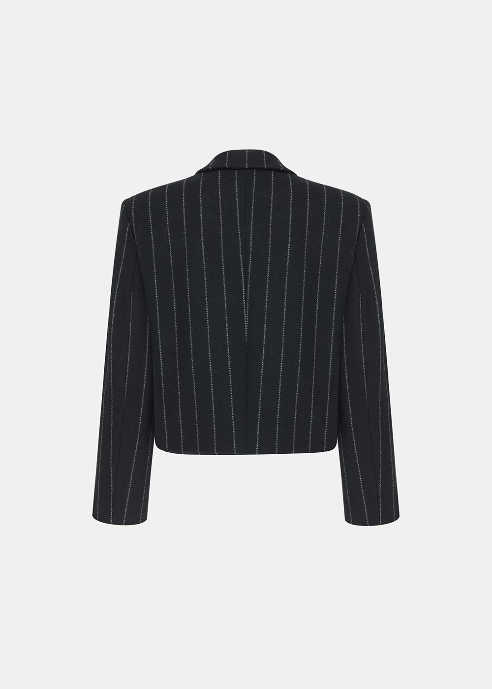 VESTE EN LAINE ELLIS À RAYURES NOIRES