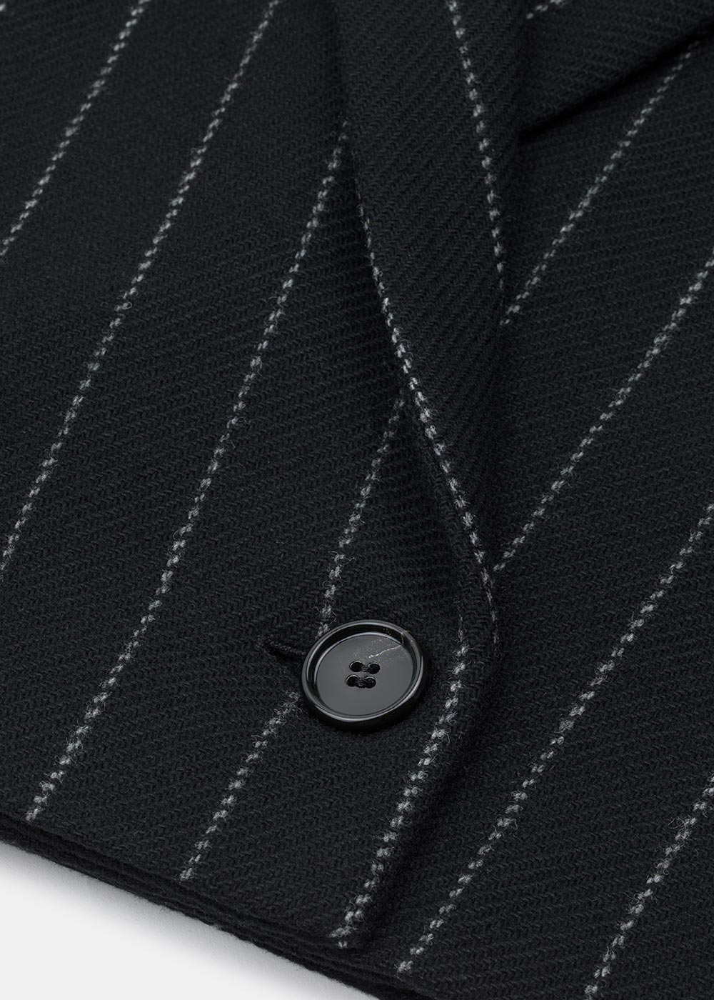 VESTE EN LAINE ELLIS À RAYURES NOIRES