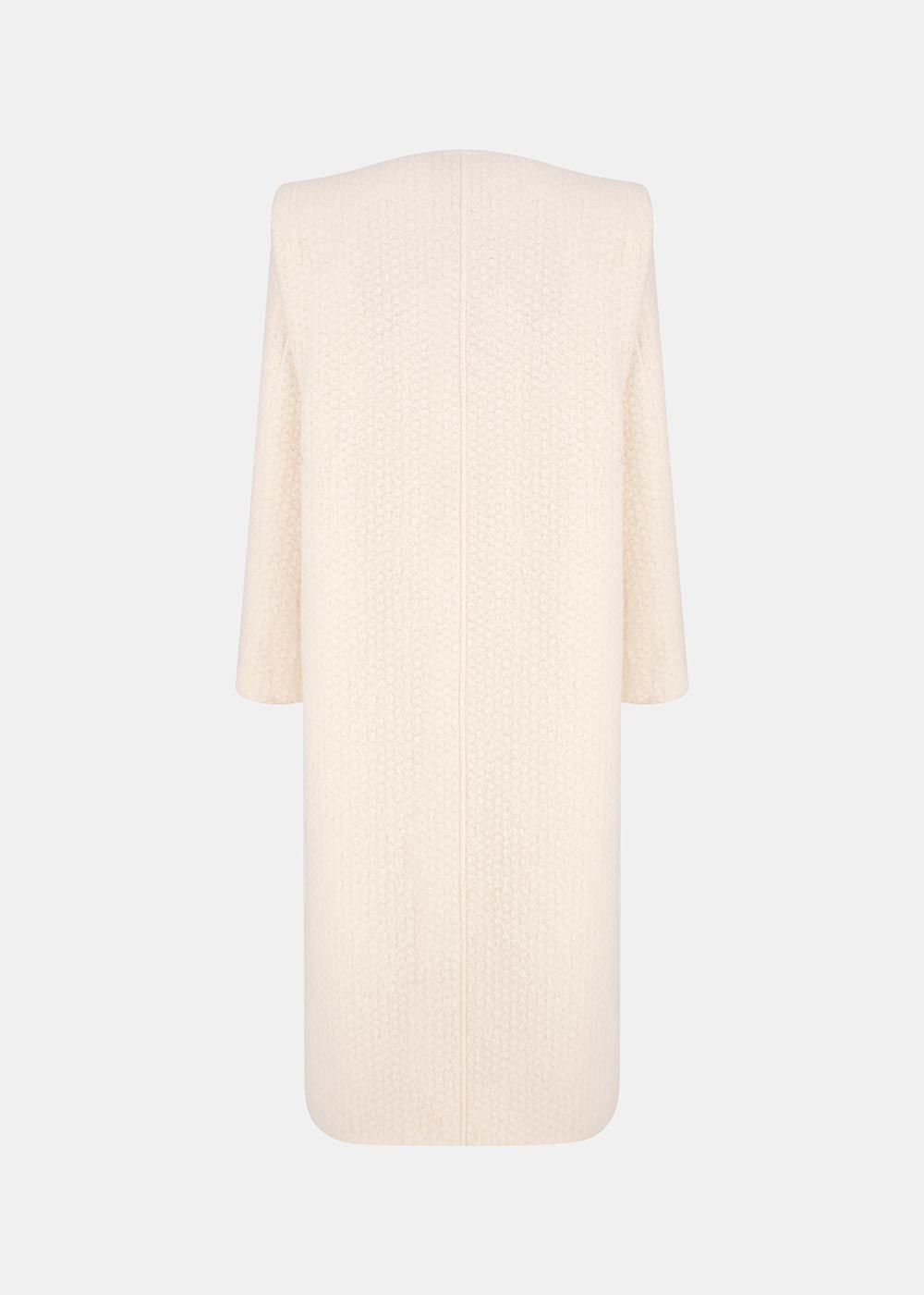 CLAIRE MANTEAU BLANC CASSÉ