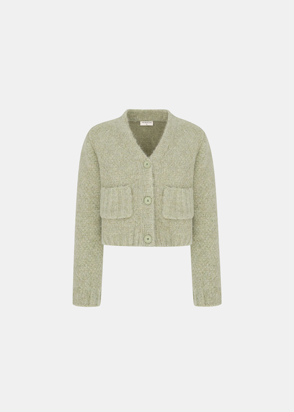 GETTY WOLLSTRICKJACKE GRÜN