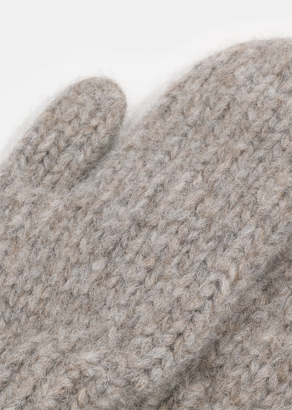 SNUG CHUNKY WOLLHANDSCHUHE BEIGE
