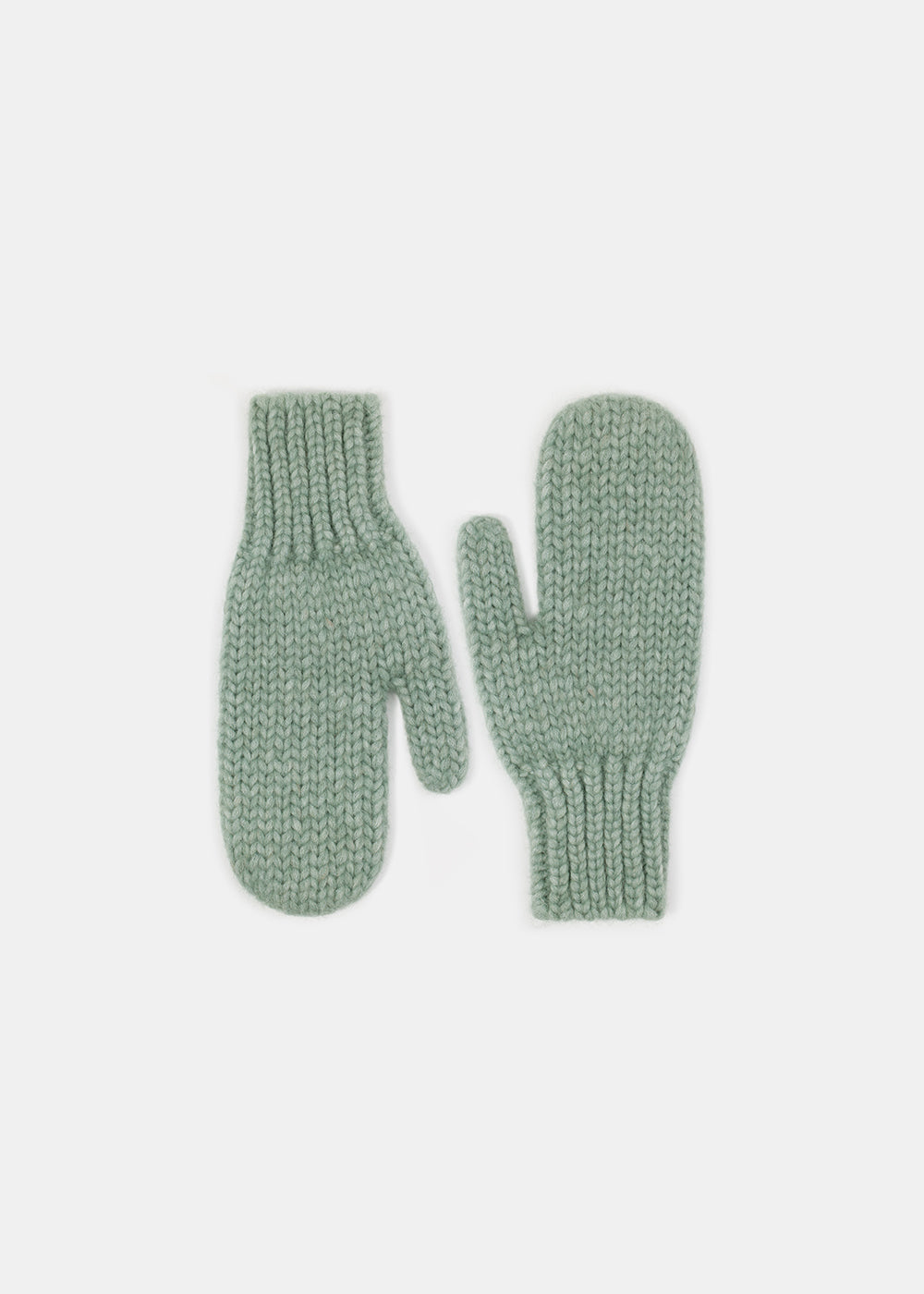 SNUG CHUNKY GRÜNE WOLLHANDSCHUHE GRÜN