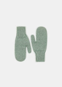 SNUG CHUNKY GRÜNE WOLLHANDSCHUHE GRÜN