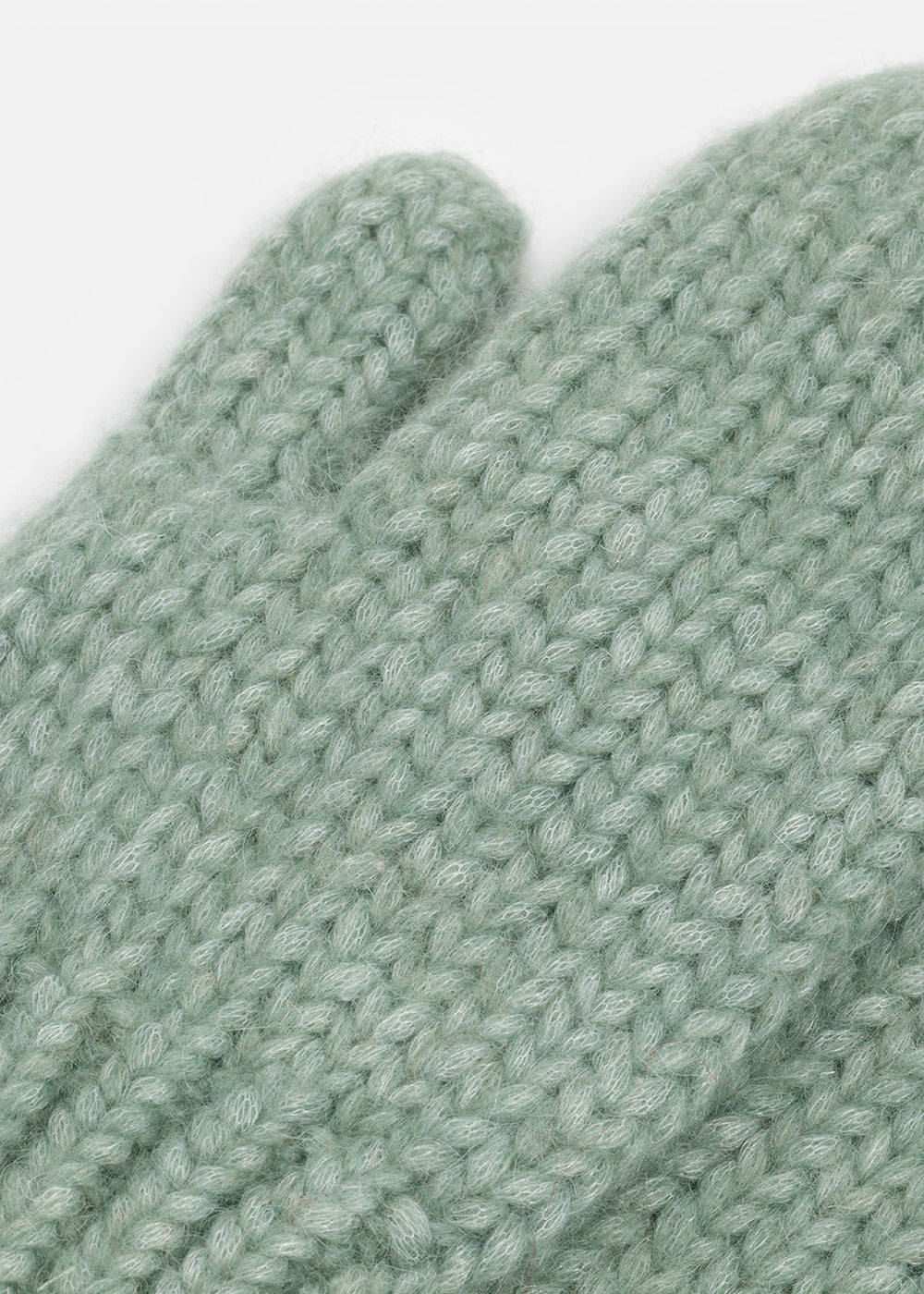 SNUG CHUNKY GRÜNE WOLLHANDSCHUHE GRÜN