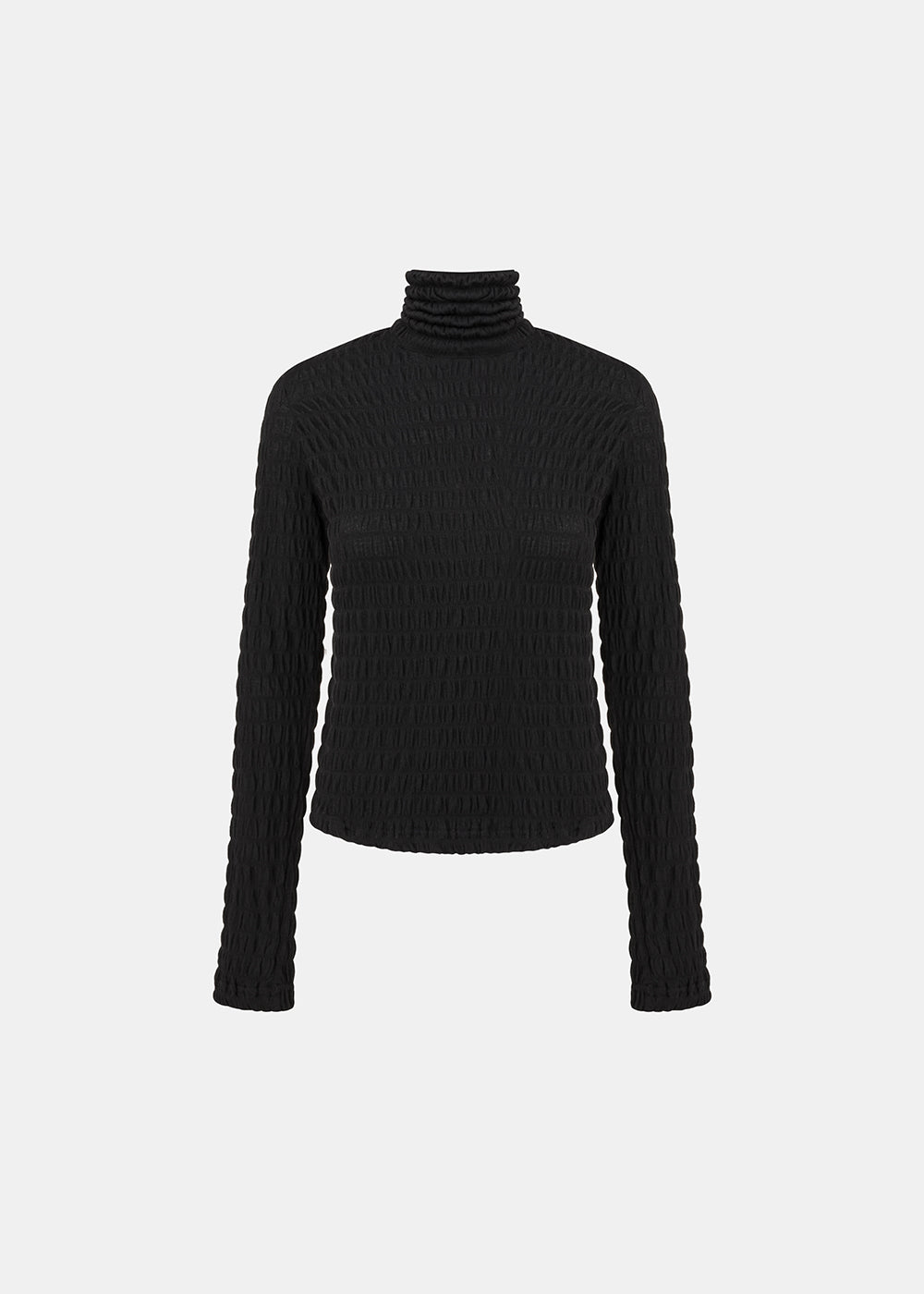 WAFFLE LONGSLEEVE BLACK