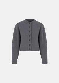 CARDIGAN EN LAINE SUBLIME GRAPHITE