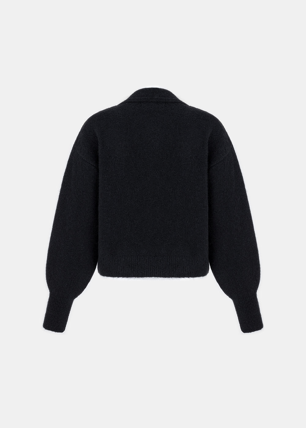 TAYLOR WOLLSTRICKJACKE SCHWARZ