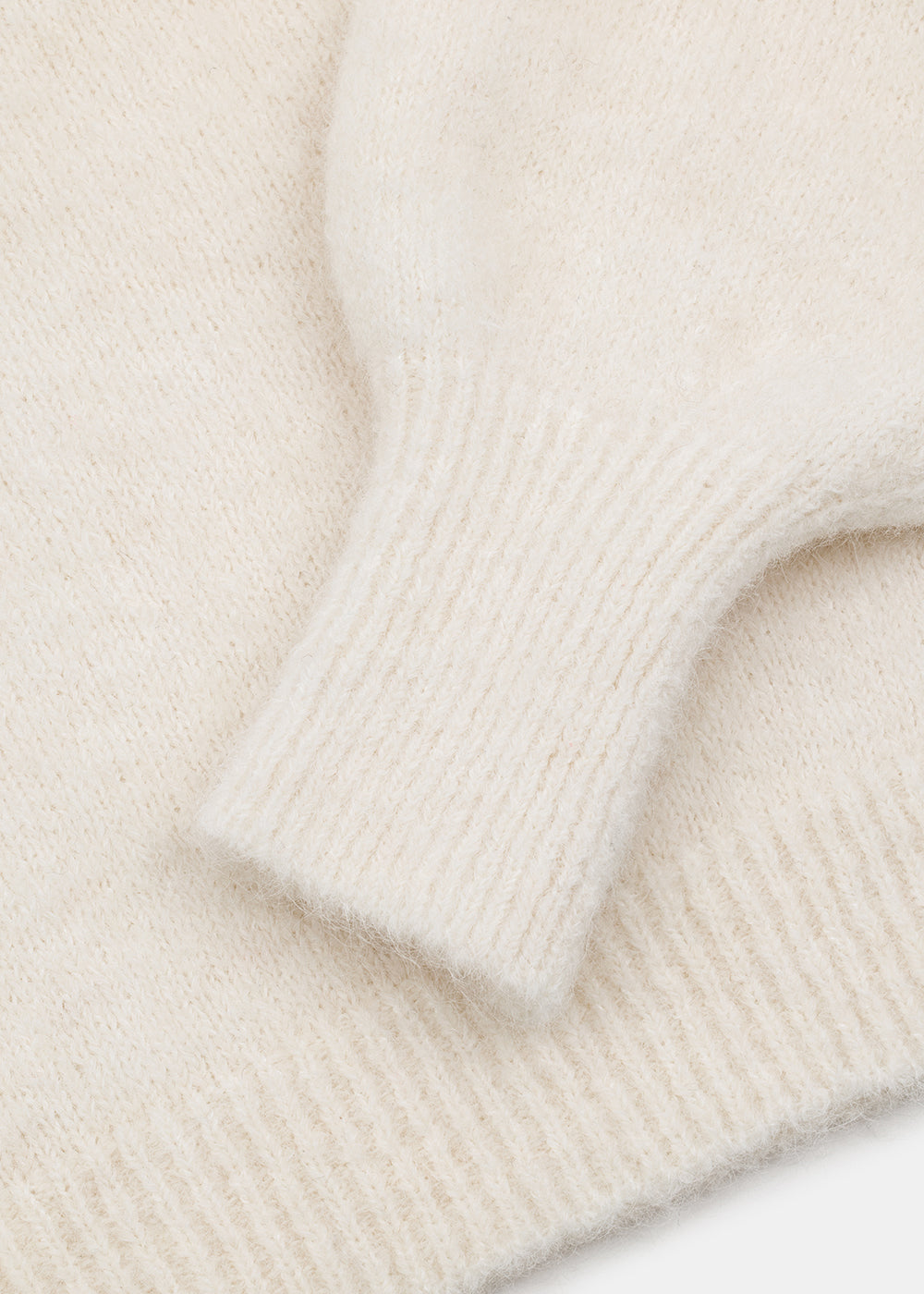 PULL EN LAINE LUNAIRE ÉCRU
