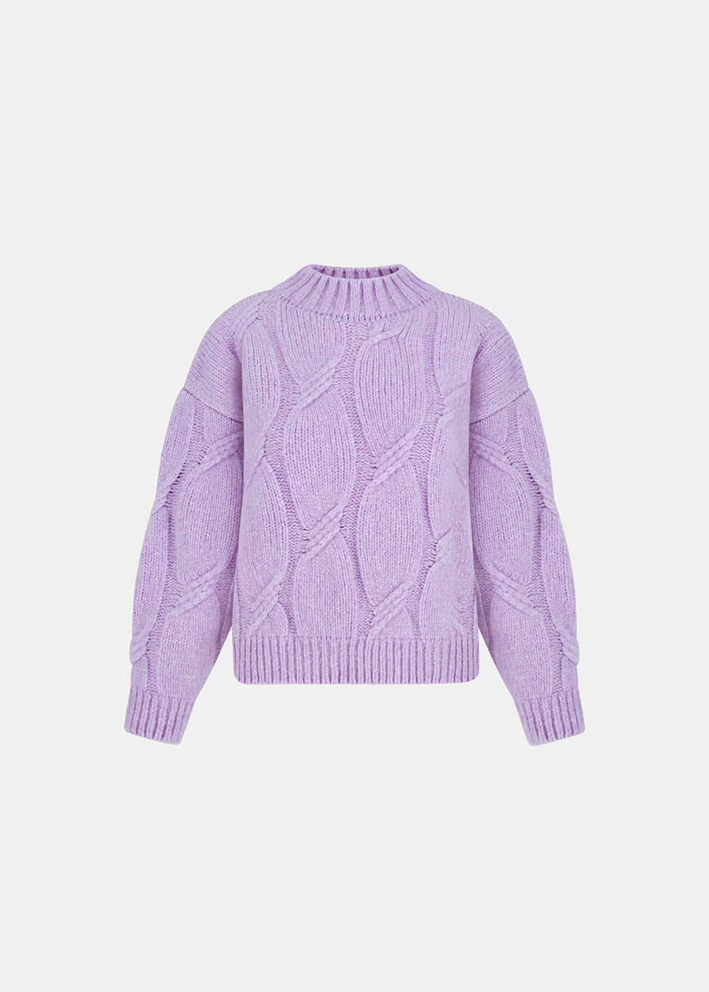 LIVIA WOOLEN SWEATER LILA