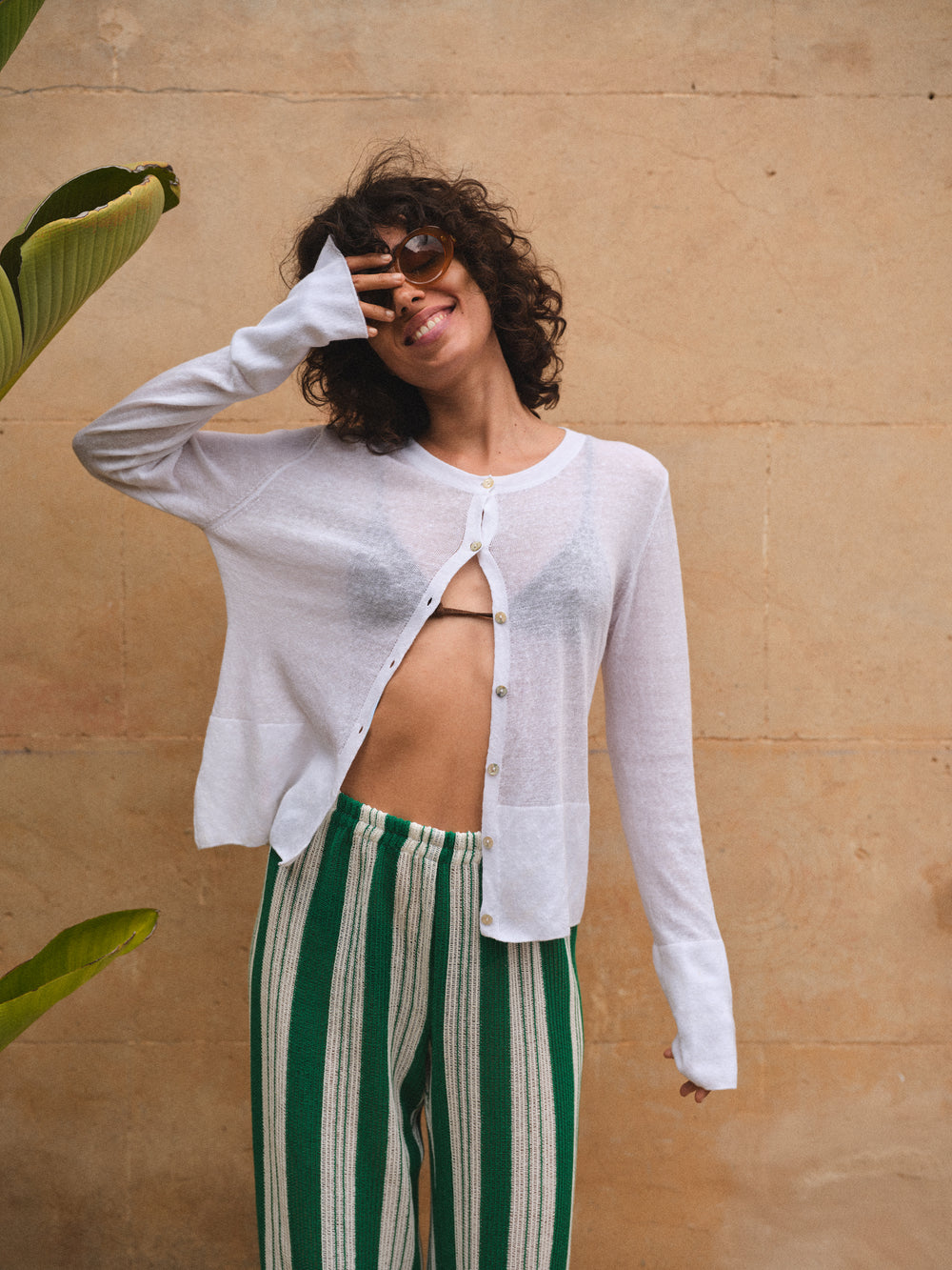 ARLES CARDIGAN WHITE