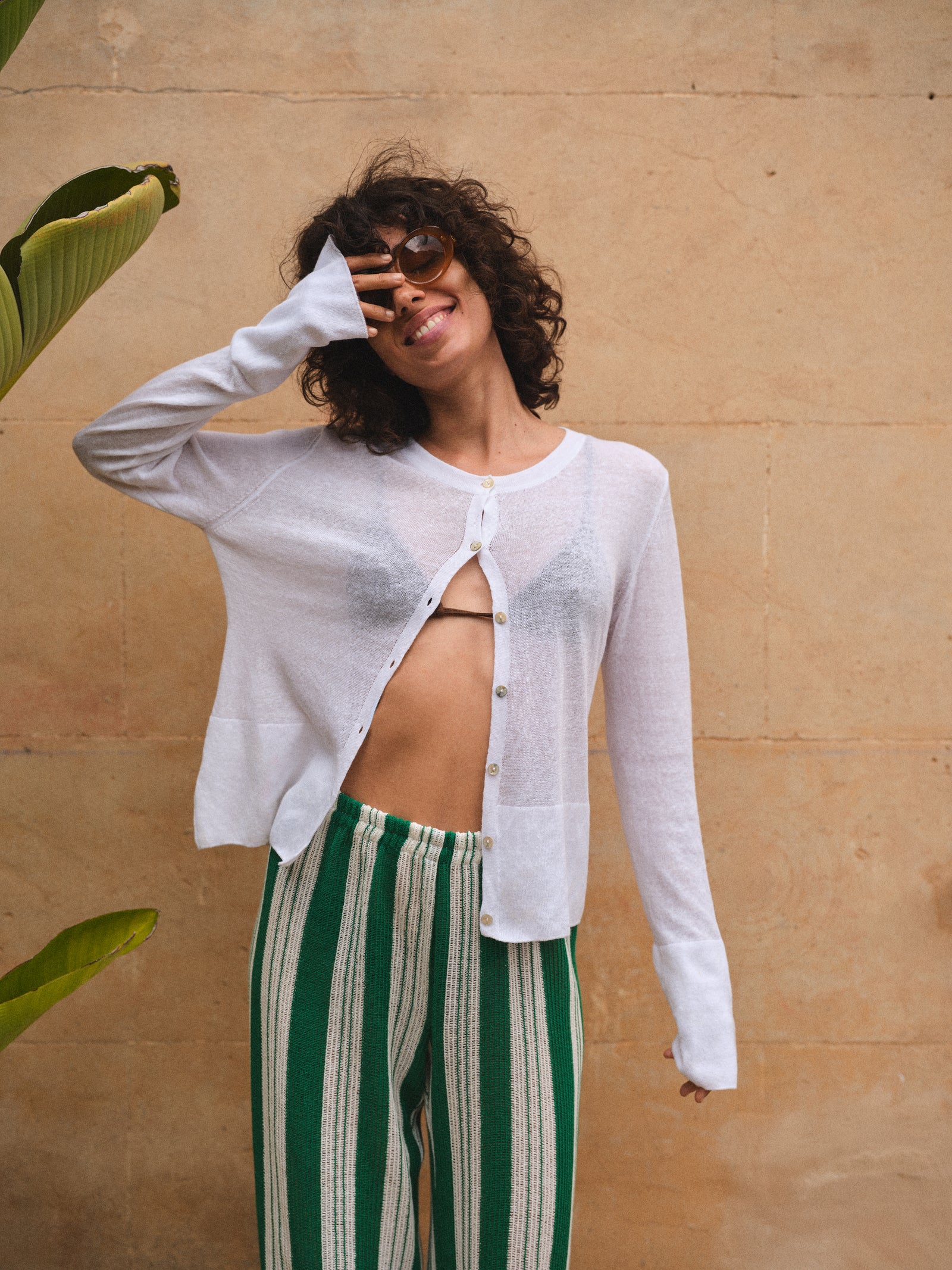 ARLES CARDIGAN WHITE