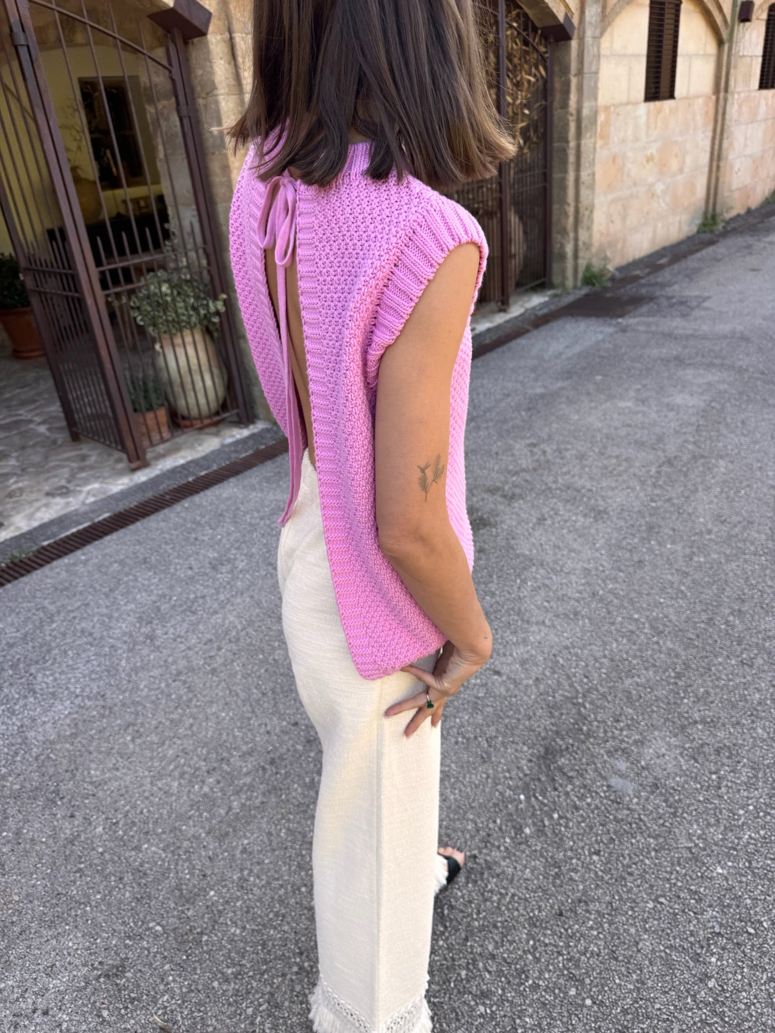 CLEO TOP ROSA
