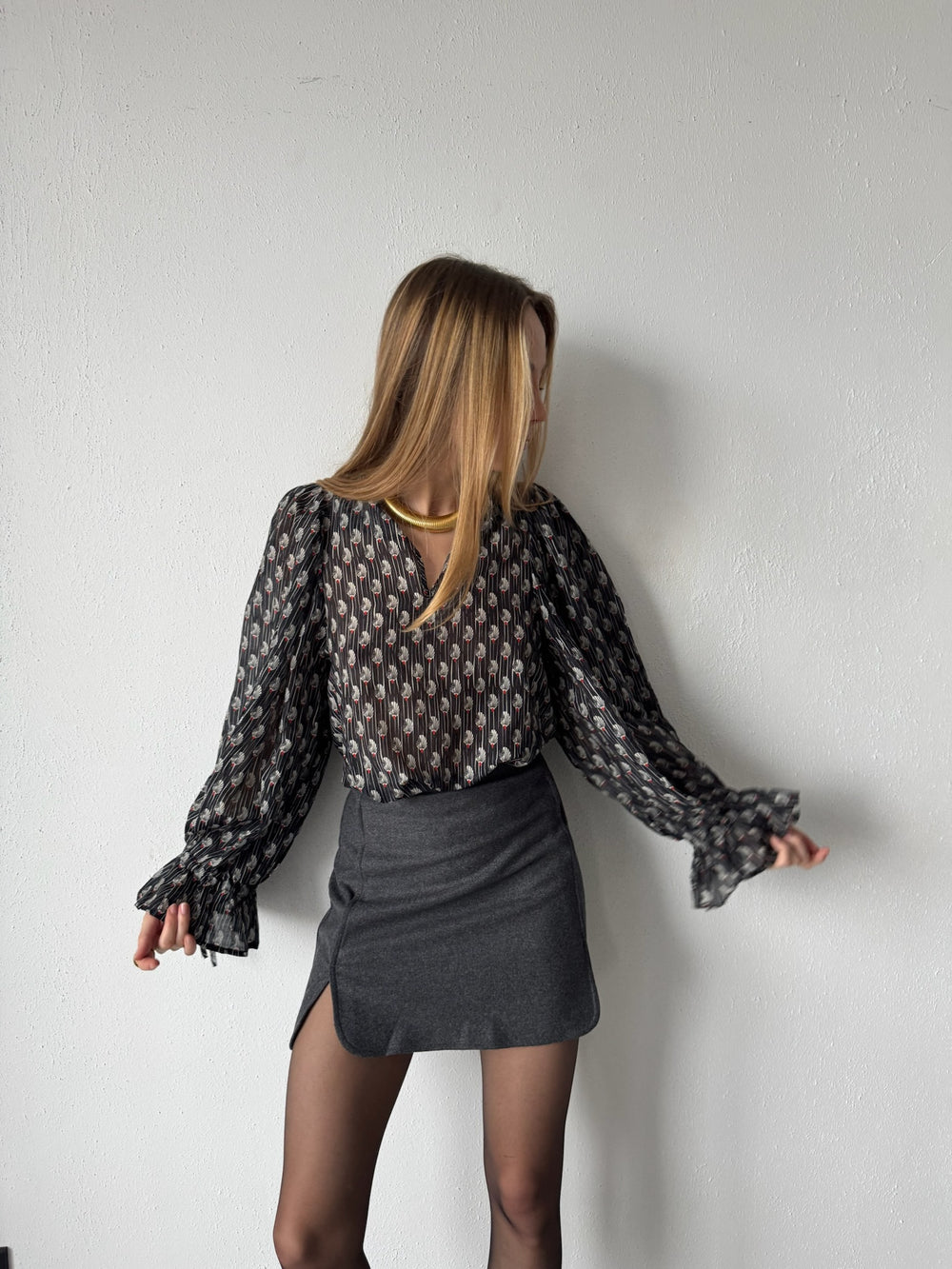 CHEMISE JANICE NOIRE