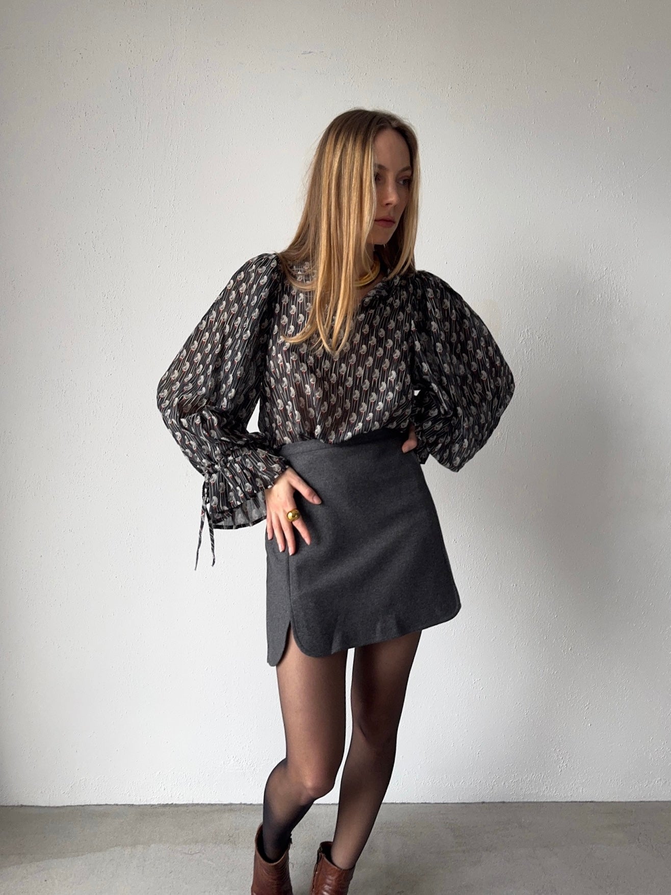 CHEMISE JANICE NOIRE