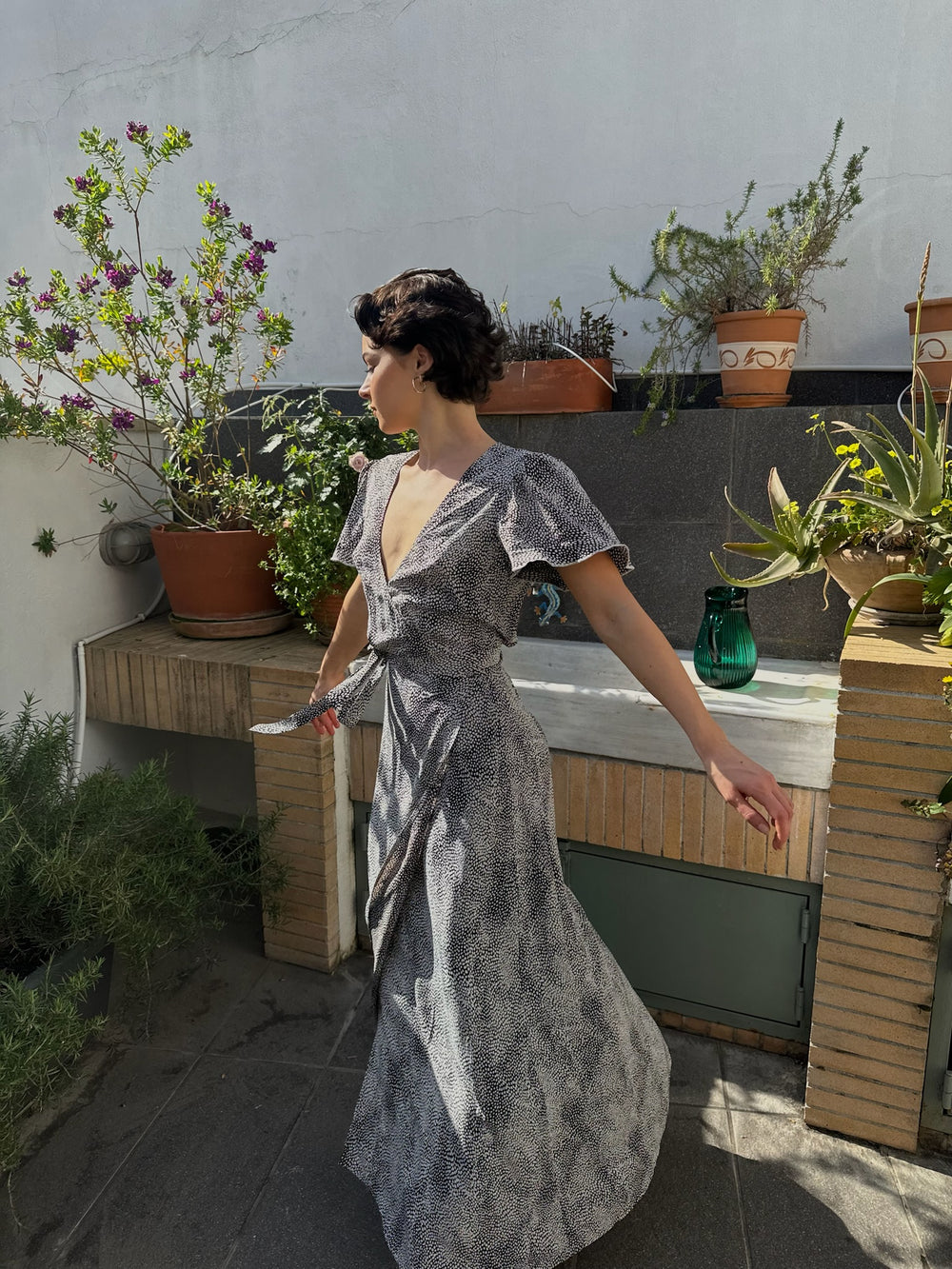 DOTTY KLEID SCHWARZ