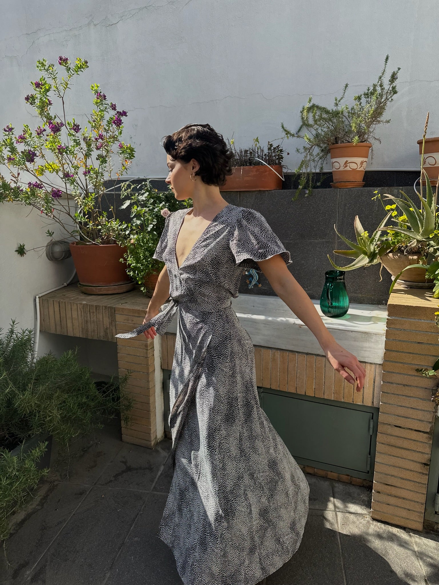 DOTTY KLEID SCHWARZ