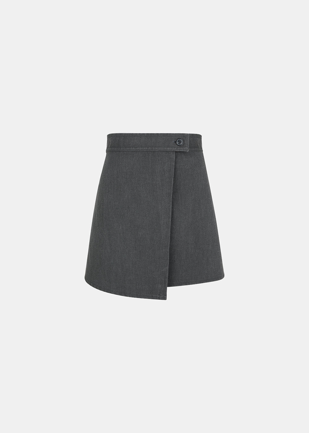 ZING DENIM SKIRT GRAPHITE