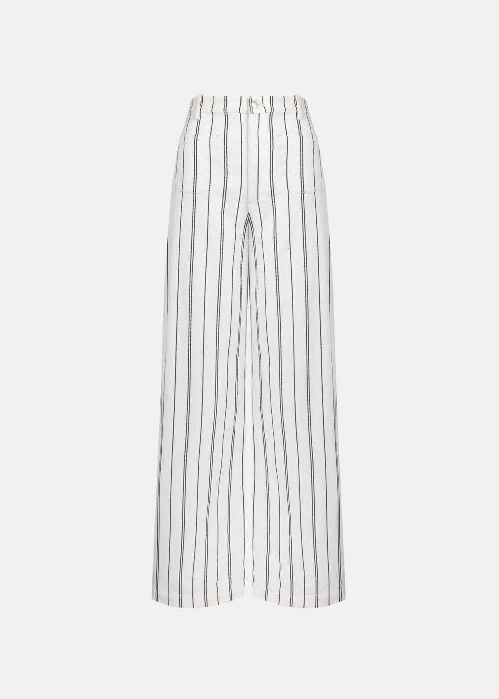 CHESS WIDE JEANS WHITE