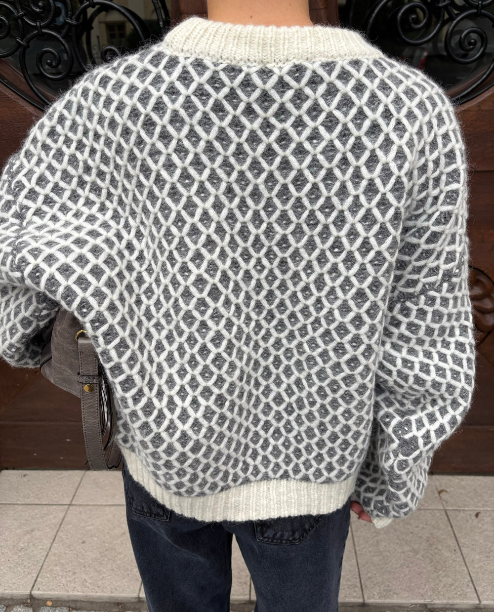 SWETER DAMSKI WEŁNIANY DAYDREAM SZARY
