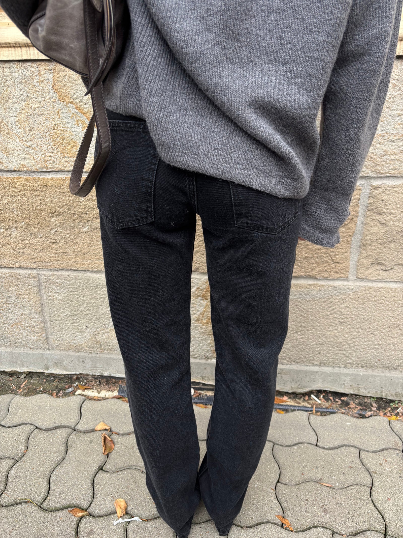 SPODNIE JEANSOWE VIPER SLIM CZARNE