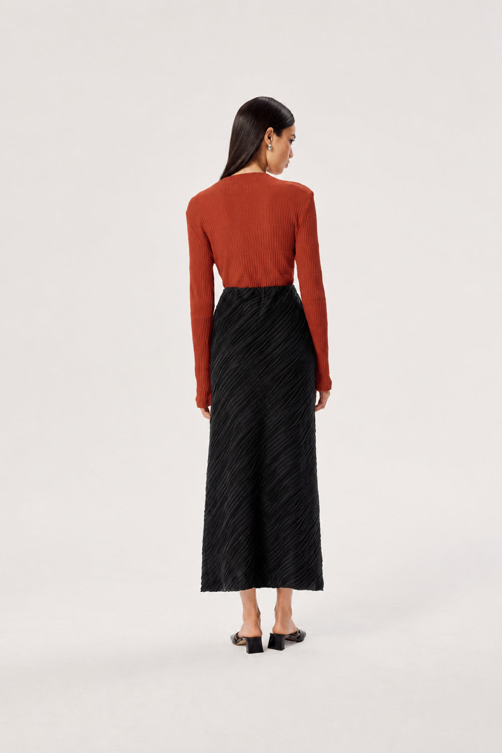 LIAISON MAXI SKIRT BLACK