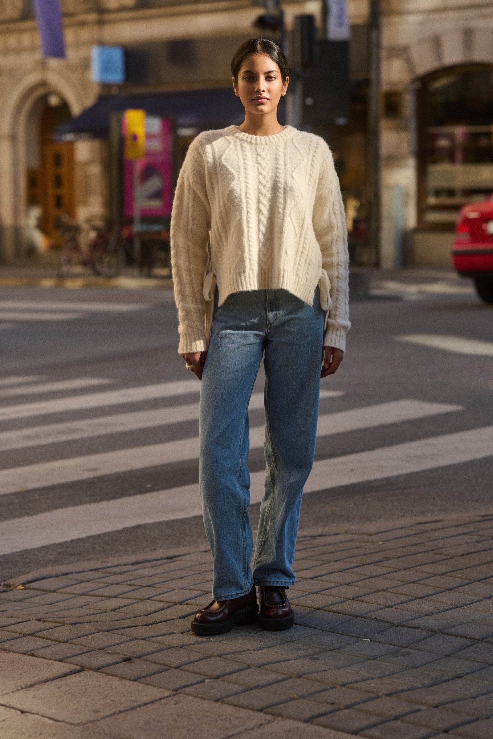 SWETER WEŁNIANY DAMSKI HARMONY ECRU