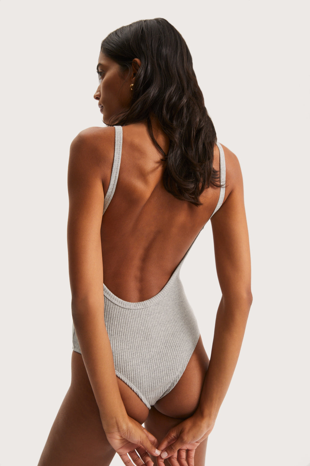 KOBIECE BODY SOPHIE ORGANIC SZARE